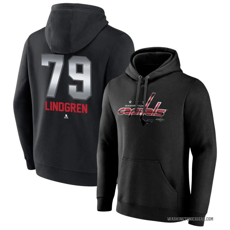 Charlie Lindgren Hoodie | Authentic Washington Capitals Charlie ...